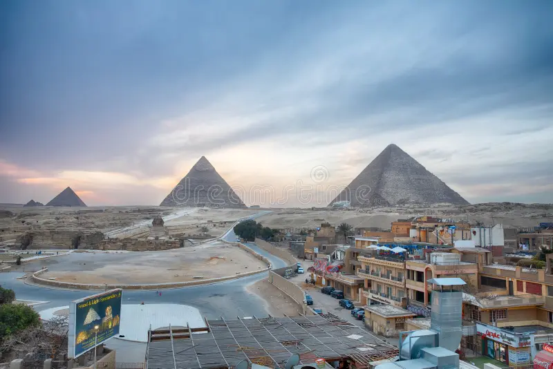 Vista da cidade do Cairo